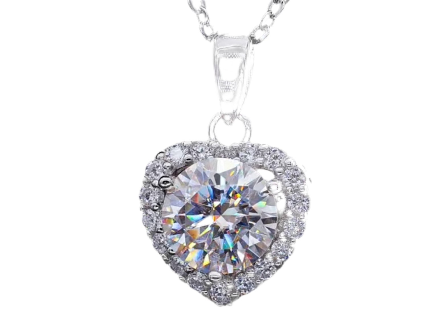 Moonlit Moissanite Pendant - Jewel Inn