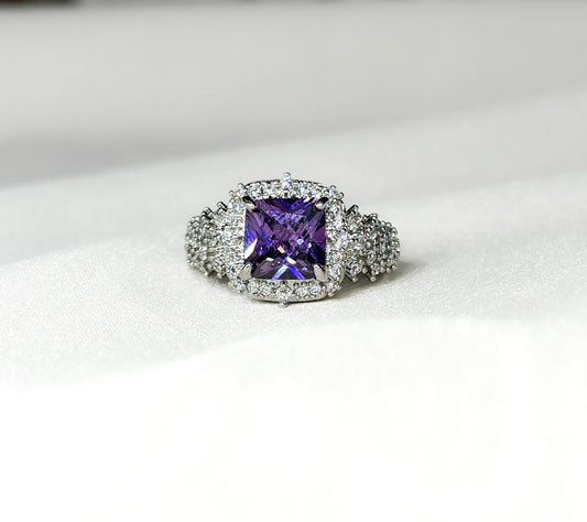 Royal Orchid Sparkle Ring - Jewel Inn