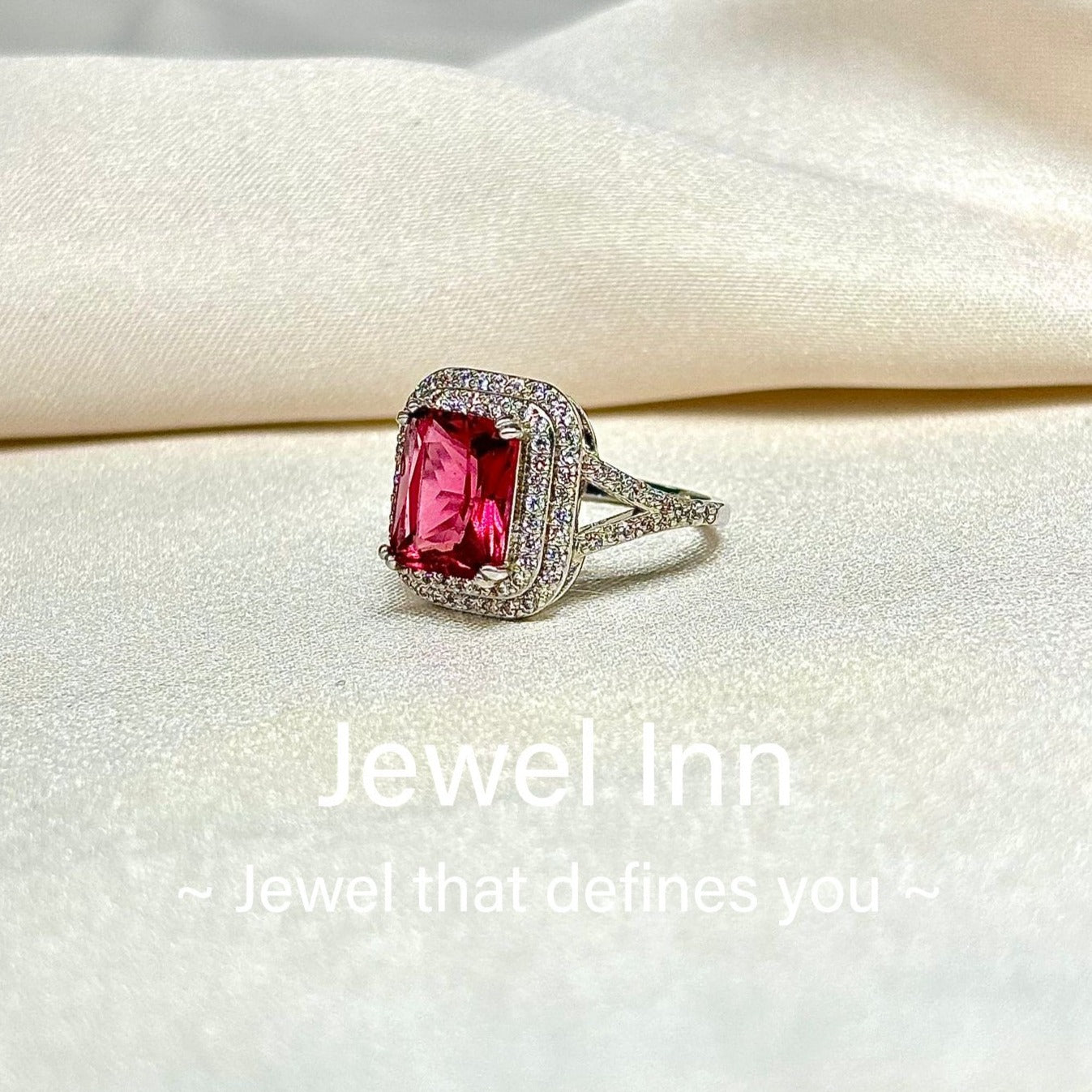 Ruby loop ring - Jewel Inn