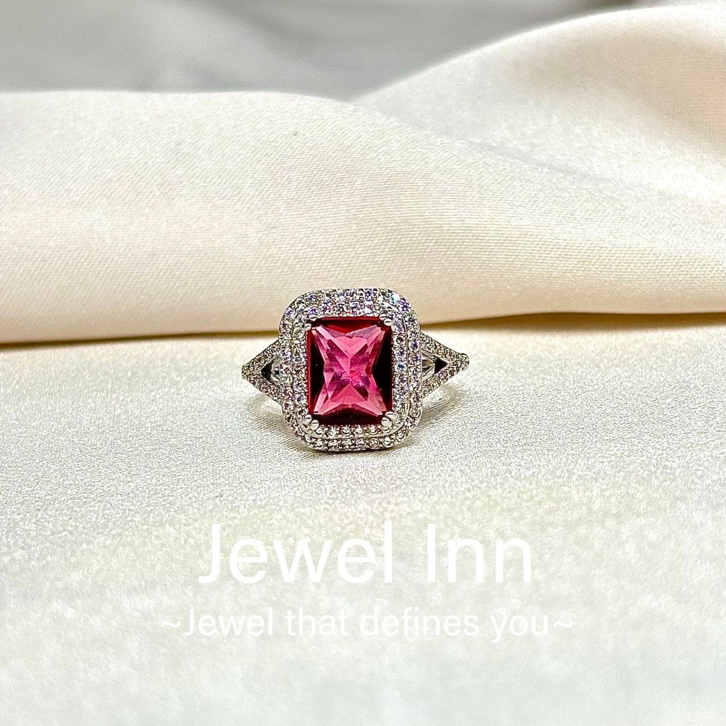 Ruby loop ring - Jewel Inn